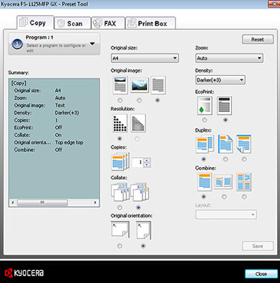 Program Function, Kyocera, Environment, Imperial Copy Products